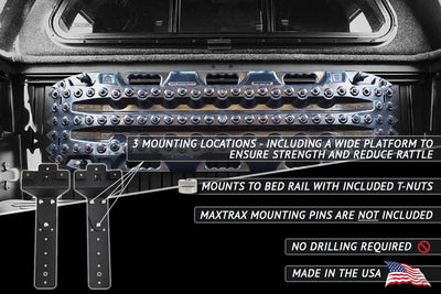 Rago Fabrication 2005 -2023 Tacoma | Tundra Bed Rail Recovery Board Mount