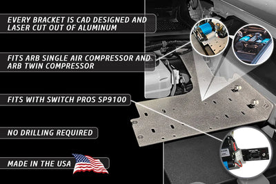 Rago 2016-2023 Tacoma Air Compressor Mount