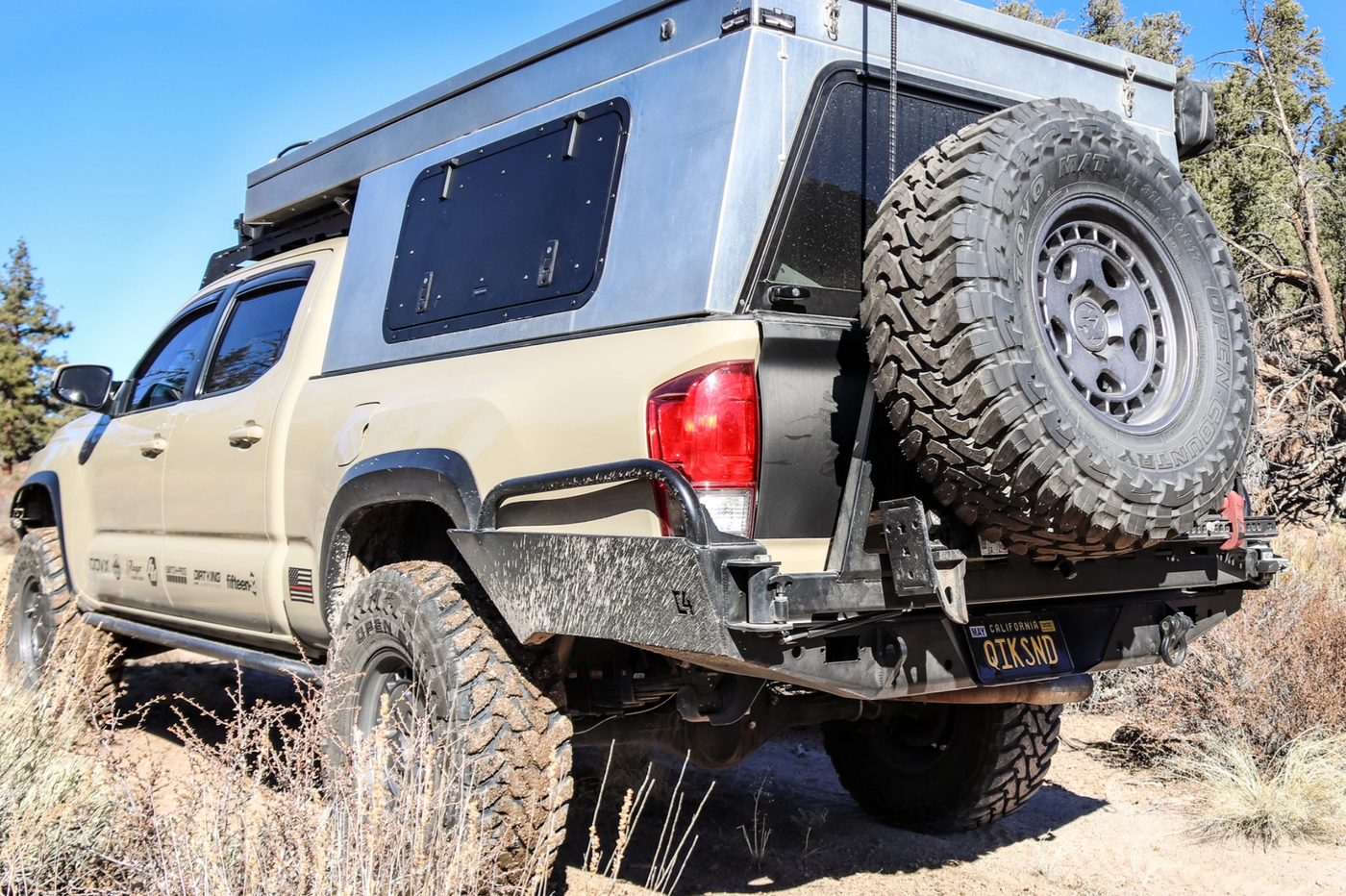 C4 Fabrication 2016-2023 Tacoma Overland Series High Clearance Rear Bumper