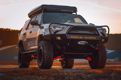 C4 Overland Bumper with Full-Height Bar and Headlight Hoops