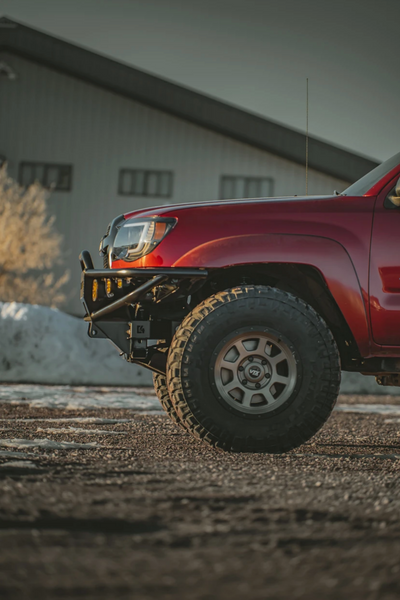 C4 Fabrication's 2005-2011 Tacoma Hybrid Front Bumper with Mid Height Bull Bar