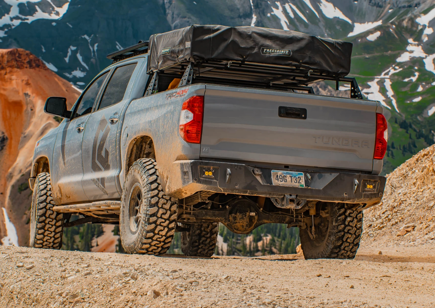 C4 Fabrication's 2014+ Tundra Overland Series Rear Bumper