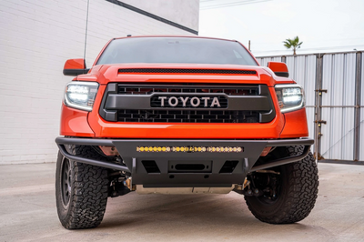 C4 Fabrication's 2014+ Tundra Hybrid Front Bumper with No Bull Bar