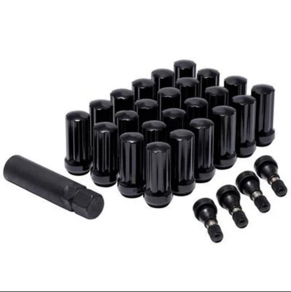 Pro Comp 24-Piece 12x1.5 Lug Nut Kit (Black)