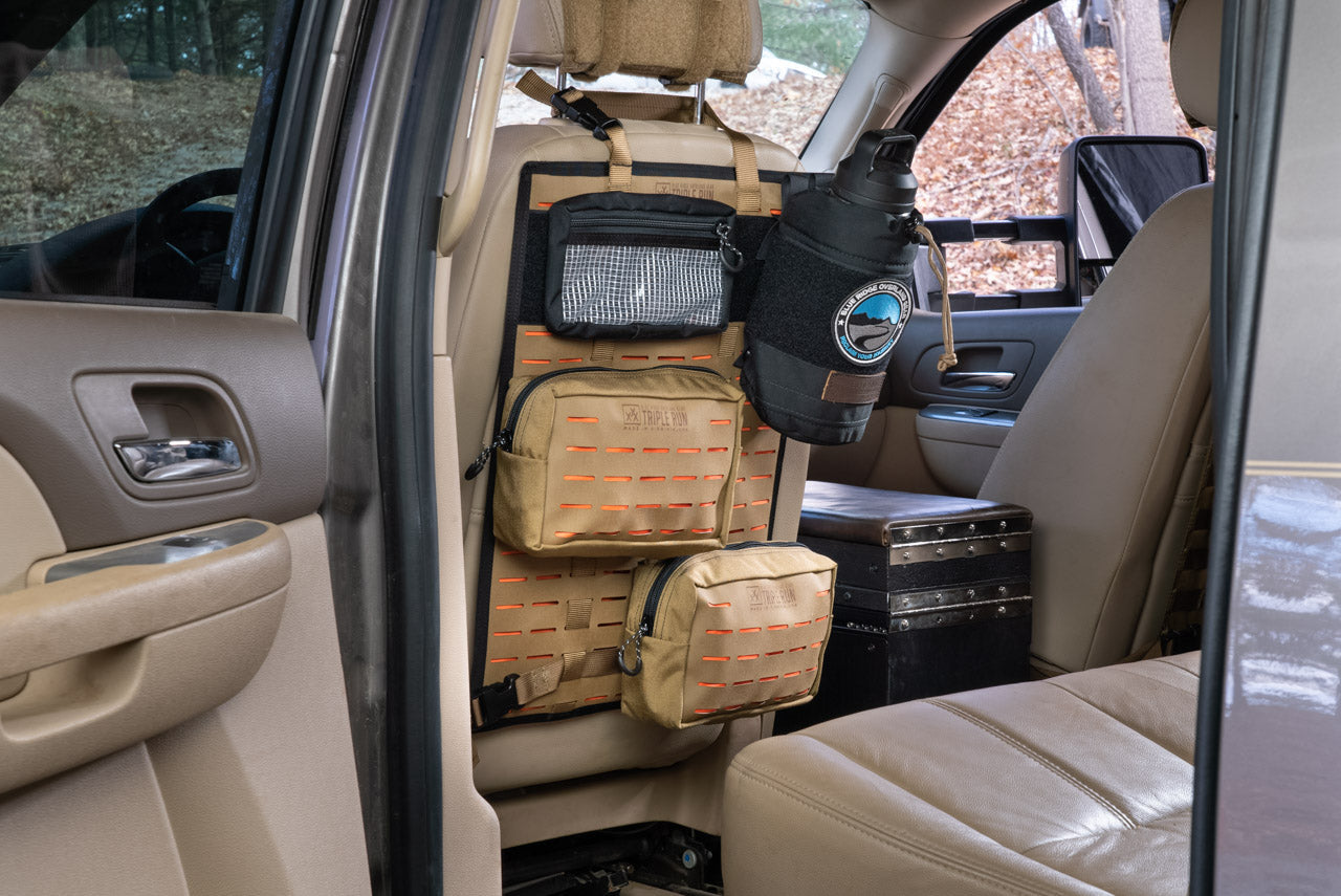 Blue Ridge Overland Gear - Triple Run: MOLLE Seat Back Panel - 14" x 20"