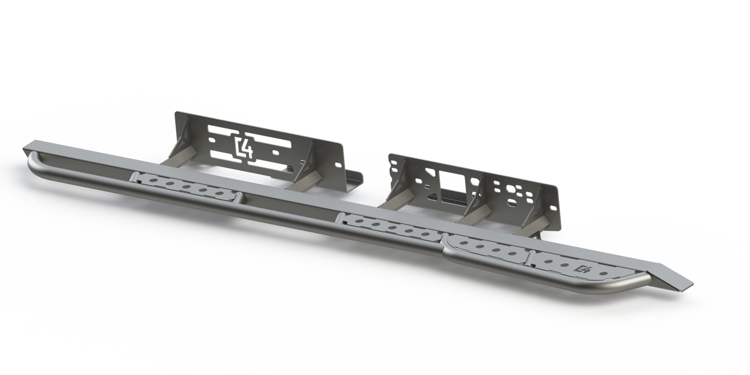 C4 Fabrication's 2014+ Tundra Crew Max Rock Sliders with optional Fill Plates