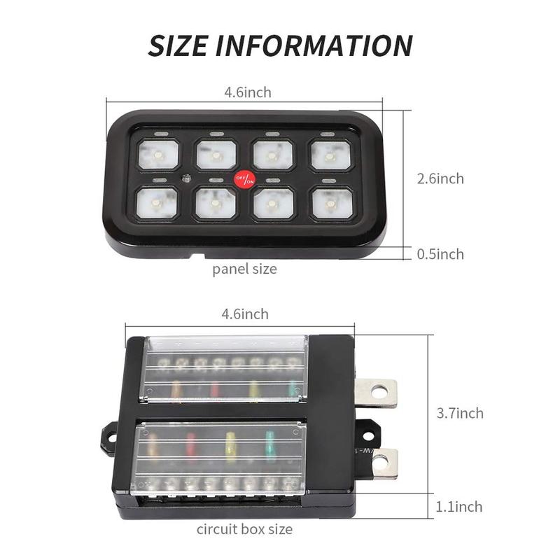Cali Raised 8 Switch Accessory Control System