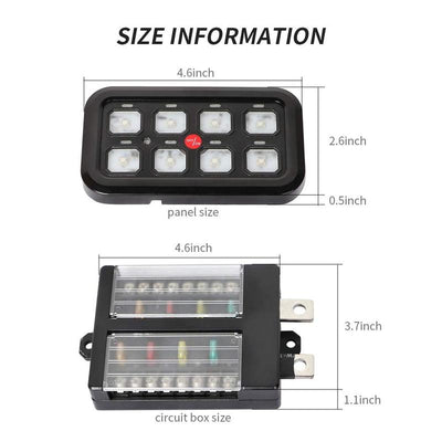 Cali Raised 8 Switch Accessory Control System