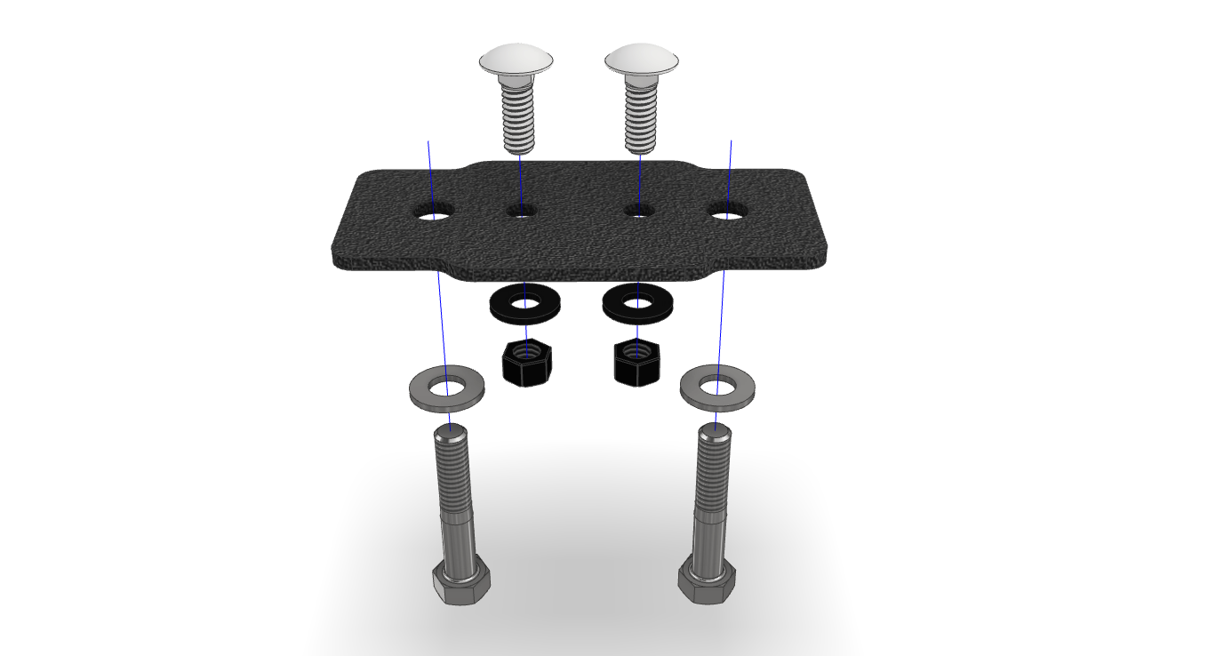 Prinsu RotoPax Mount – Single Crossbar Mount