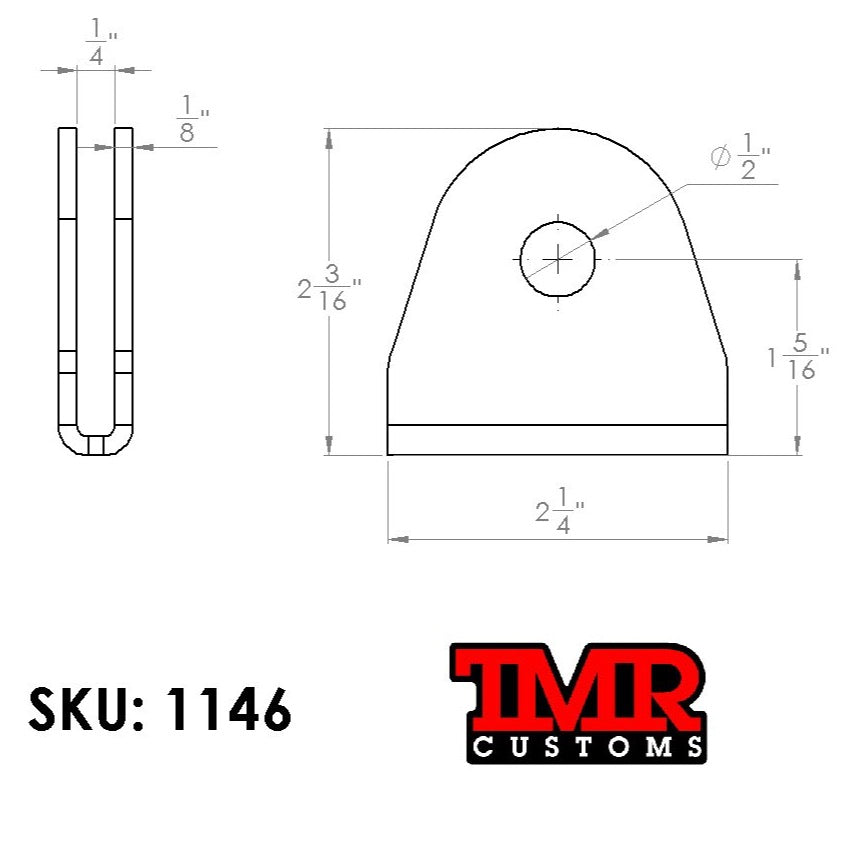 TMR Customs Double Shear Tab