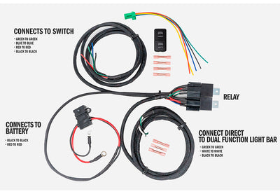 Cali Raised Toyota Amber & White Light Bar Switch