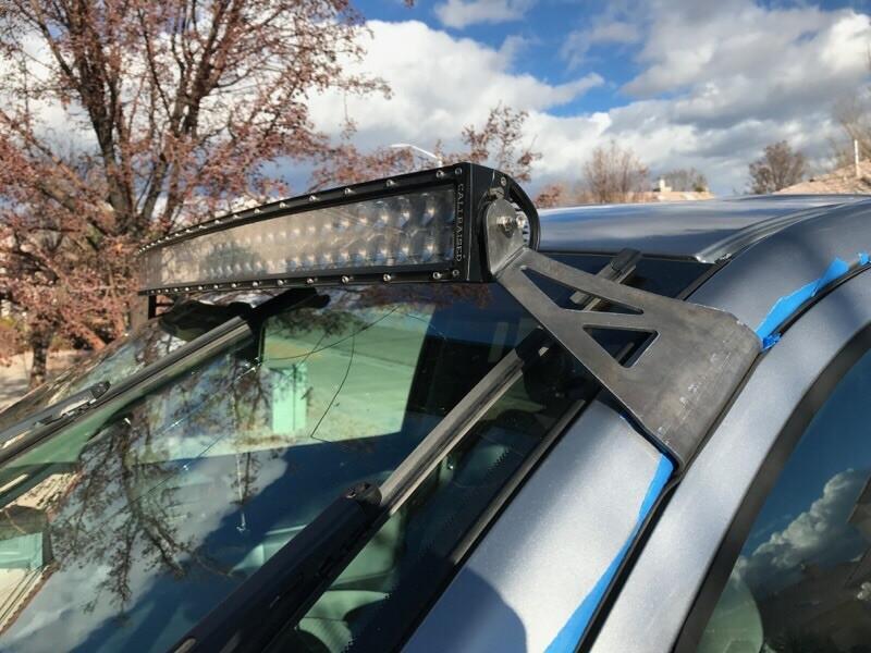 2007-2018 Toyota Tundra 52" Curved Bar Brackets - Cali Raised LED