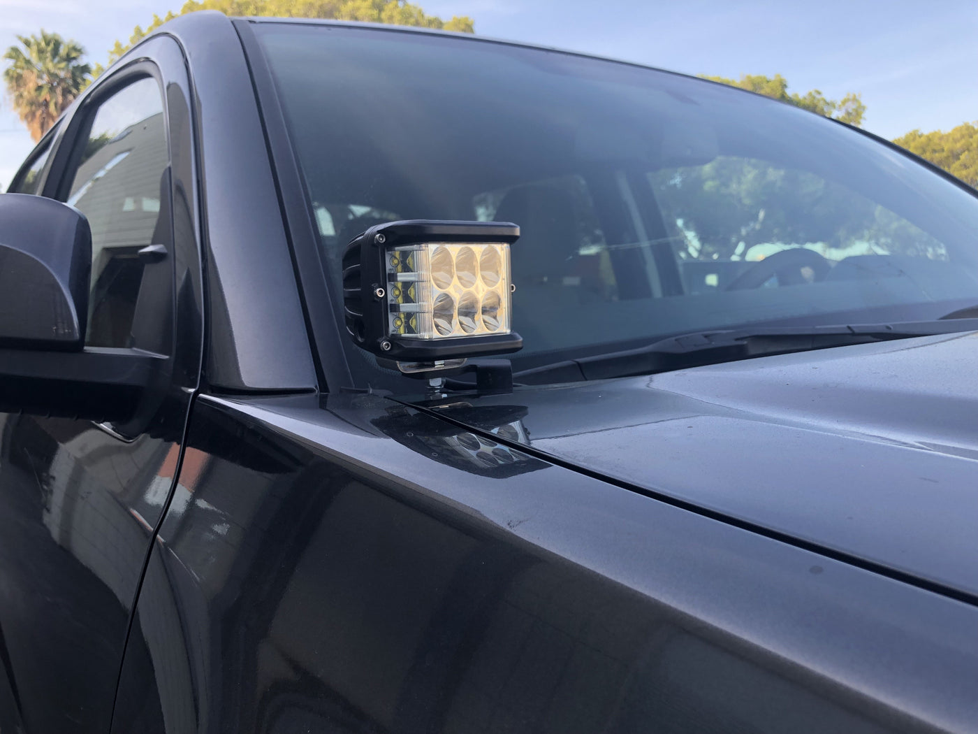 2016+ Toyota Tacoma Low Profile Ditch Light Brackets - Cali Raised LED