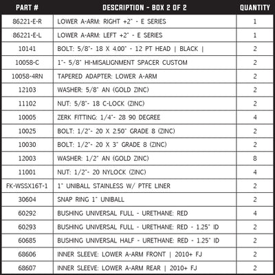 Total Chaos Fabrication 2010-2023 4Runner Non-KDSS Long Travel Suspension +2 Inch Expedition Series Long Travel Kit