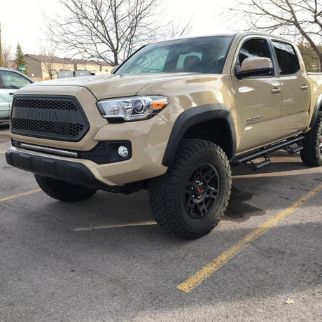 2016+ Toyota Tacoma 32" Slim Light Bar Lower Bumper Brackets - Cali Raised LED