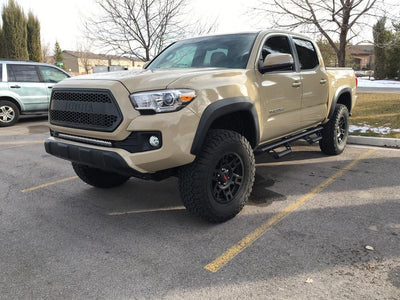 2016+ Toyota Tacoma 32" Slim Light Bar Lower Bumper Brackets - Cali Raised LED