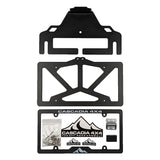 Cascadia 4x4 Flipster V3 - Hawse & Roller Fairlead Winch License Plate Mounting System