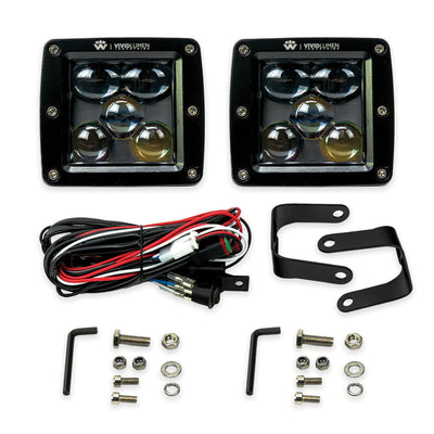 Vivid Lumen V-Spec 3 Inch Fog Light Pods Street Legal SAE/DOT (Kit)