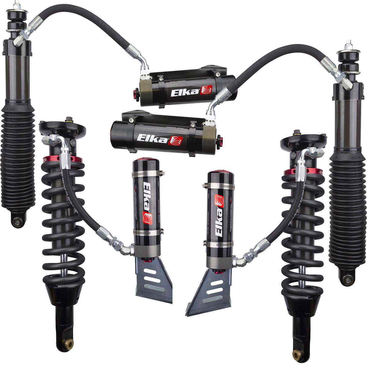 Elka 1996-2002 4Runner Suspension Kit 2.5 DC Reservoir Front & Rear Shocks Kit