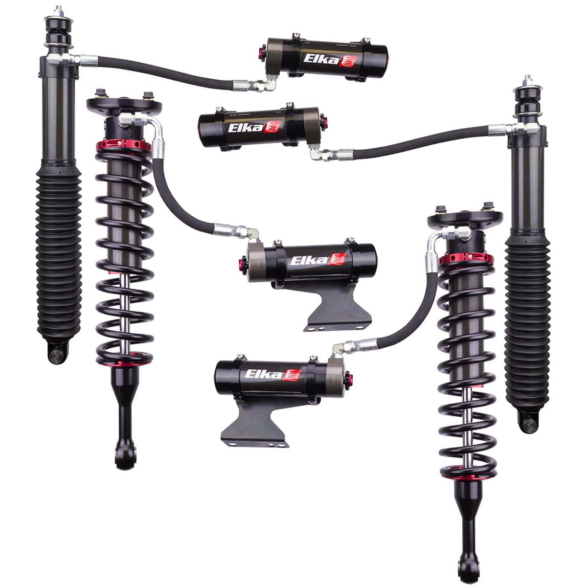 Elka 2007-2021 Tundra Suspension Kit 2.5 DC Reservoir Front & Rear Shocks Kit